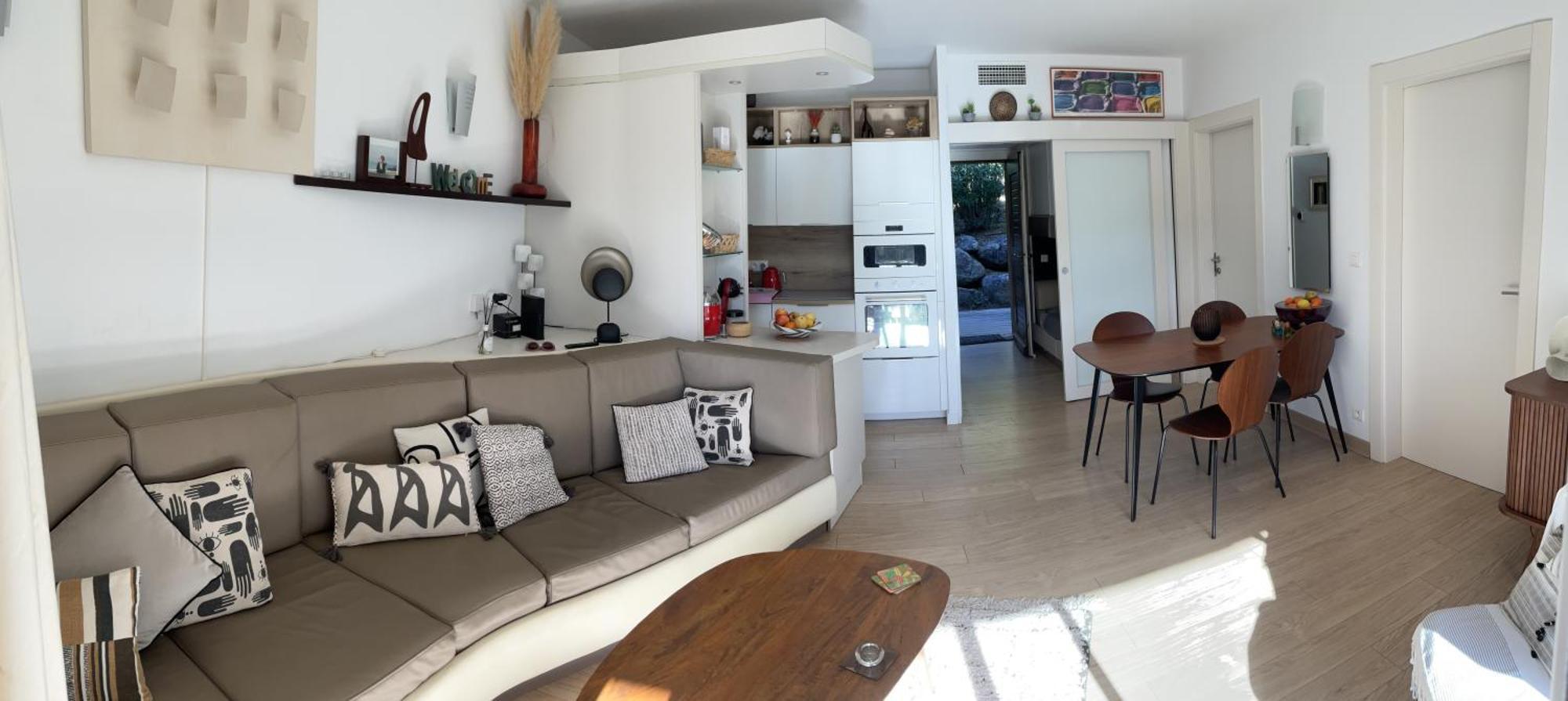 Residence Cala Sultana -Baie Santa Giulia - rez jardin 1ere ligne Porto Vecchio Esterno foto